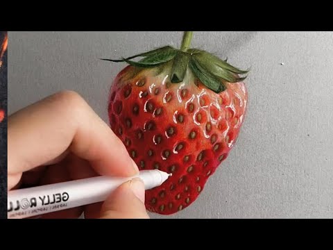 Correct drawing of strawberries