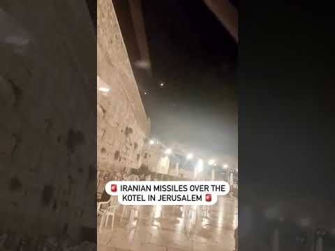 IRAN ATTACKED ISRAEL WITH NEARLY 200 MISSILES