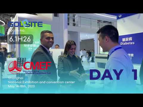 Day 1 Booth tour: Goldsite showcasing at CMEF 2023 in Shanghai