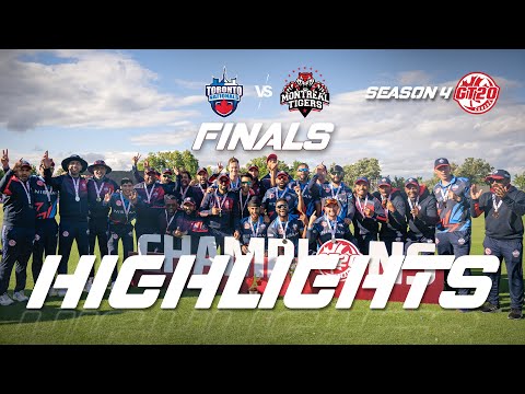 GT20 Canada Season 4 | FINALS |  Montreal Tigers vs Toronto Nationals | Highlights