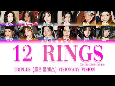 tripleS (트리플에스) Visionary Vision - 12 Rings [Color Coded Lyrics Han|Rom|Eng]