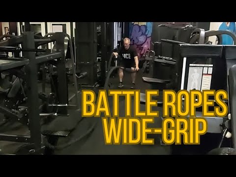 Battle Ropes Wide-Grip /Gladiator Training Program