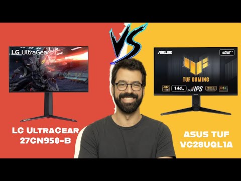 4K Monitors LG UltraGear 27GN950-B VS ASUS TUF VG28UQL1A (Which Is More Gaming-Oriented?) 2025