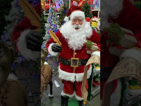 🎅Home Depot Animatronic Santa #christmas  #shorts