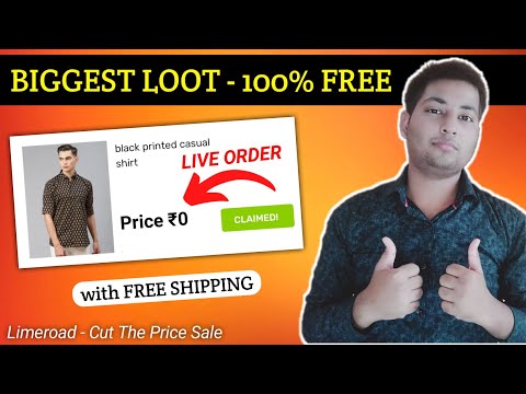 🔥New Biggest Free Shopping Loot | limeroad free shopping | free products | free online shopping 2022