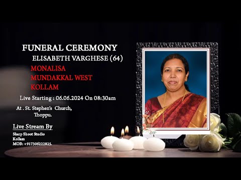 FUNERAL CEREMONY OF ELISABETH VARGHESE (64)