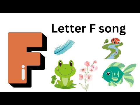 letter F song - kids learning -toddlers song- kids song- alphabates song- nursery rhymes-abc