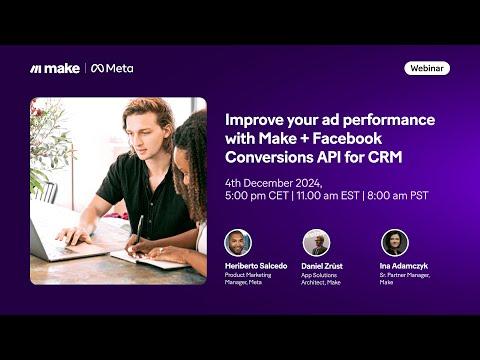 Improve your ad performance with Make + Facebook Conversions API for CRM