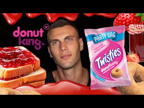 ASMR Mukbang - Donut King Cinnamon Twisties & Jam Sandwich