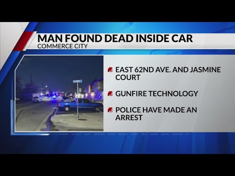 Gunfire detection technology leads to police finding man dead in Commerce City