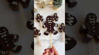 Gingerbread Brownie Pops: Fun Christmas Dessert #glutenfree #refinedsugarfree #christmastreat  #yum