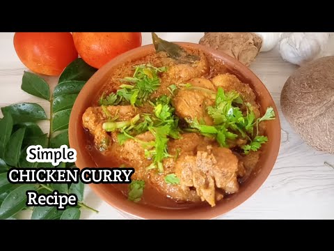 Quick & Easy Chicken curry recipe for beginners || CHICKEN CURRY RECIPE FOR BACHELORS