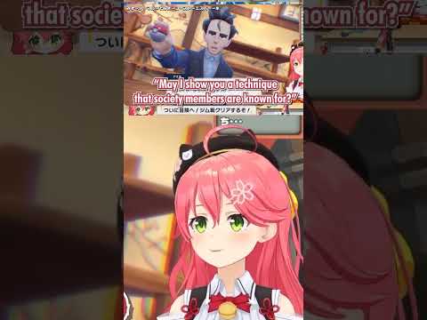 Miko laughing at her opponent's pokemon skills [ Hololive English Sub Shorts ] #shorts