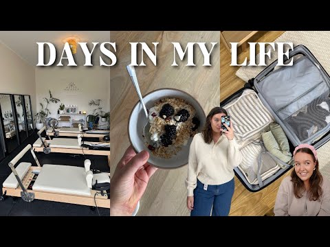 DAYS IN MY LIFE: pilates, clothing haul, packing + prepping for the USA! ✈️