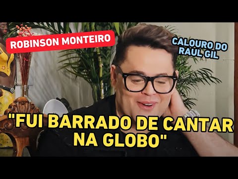 Eterno calouro incomodou Robinson: "Fui barrado de cantar na Globo"