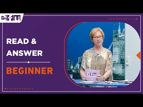 Let's Start English 23 - Read & Answer | Beginner Levels