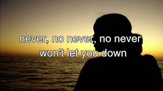 Never Gonna Let You Down - Surface (Lyrics)