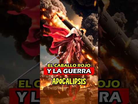 ¿El Caballo Rojo del Apocalipsis YA CABALGA? 😱 Guerra y Profecía Bíblica