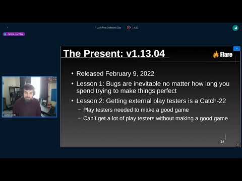 I Love Free Software Day games event with Justin Jacobs: A short introduction to Flare