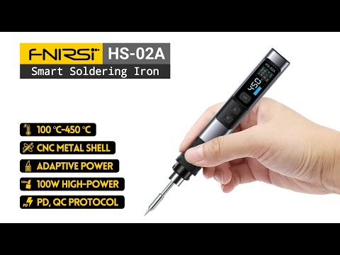 The Best Soldering Iron I Have Ever Seen || FNIRSI HS-02A Smart Soldering Iron ||SKR Electronics Lab