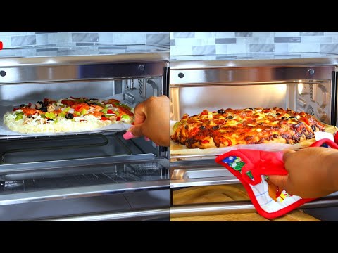 Comfee Flashwave Toaster Oven | Making Pizza in Microwave Oven Review