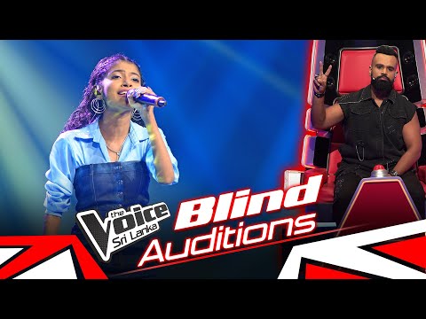 Dulari Hirunika | Me Saumya Rathriya (මේ සෞම්‍ය රාත්‍රිය) | Blind Auditions | The Voice Sri Lanka