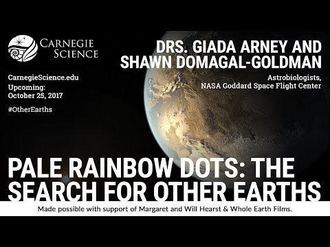 Pale Rainbow Dots: The Search for Other Earths with Drs. Giada Arney and Shawn Domagal-Goldman