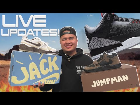 GET READY! TRAVIS JUMPMAN JACK MOCHA IS STILL A GO & BLACK CEMENT JORDAN 3