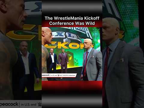 Things Got Crazy at the WrestleMania Kickoff Press Conference