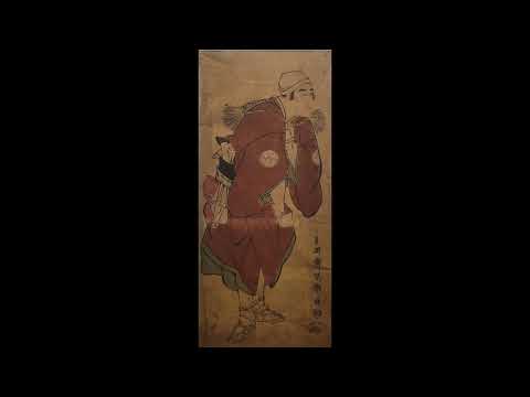 東州斎写楽 Toshisai Sharaku(生没年不)《二代目坂東三津五郎の百姓深草の次郎作》細判 錦絵江戸時代・寛政6年(1794)東京国立博物館蔵