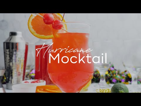 Hurricane Mocktail (non-alcoholic hurricane drink recipe)