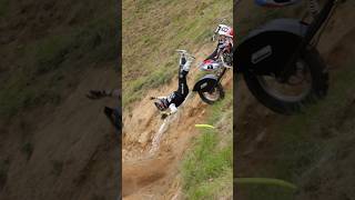 Rate this landing!!! Montee Impossible Arette #endurolife #impossibleclimb #motorcycle #motocross