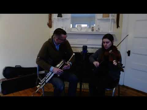 The Peeler's Jacket/Duke of Leinster | Will Woodson & Caitlin Finley, Uilleann Pipes and Fiddle