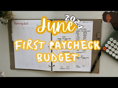 June First Paycheck Budget | Zero Based Budget | Millennial Couple