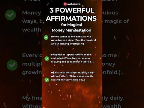 3 Affirmations for Magical Money Manifestation