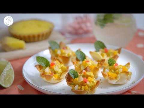 咖哩雞沙拉｜Curry Chicken Salad｜Finger food ｜4K [Eng Sub]