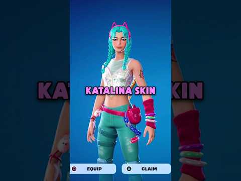 How To Get The KATALINA Skin In Fortnite For FREE! #fortnite #shorts #vbucks