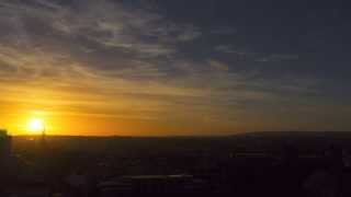 Sunrise and Sunset Timelapse - Bristol City Centre