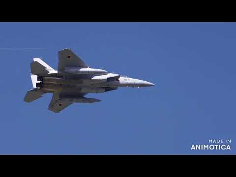 岐阜基地　本日３回目  浜松基地航空祭に伴う機動飛行訓練　F15　F2洋上　2024.10.17