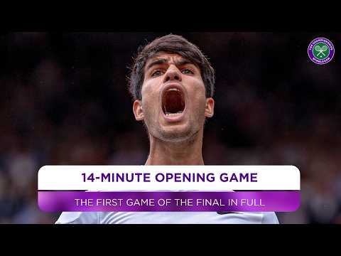 Incredible 14 MINUTE opening game of the Final | Replay | Alcaraz v Djokovic | Wimbledon 2024