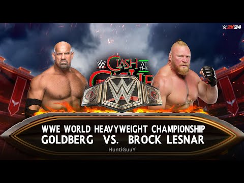 FULL MATCH: Goldberg vs. Brock Lesnar | Extreme Rules Maatch | WWE CHAMPIONSHIP