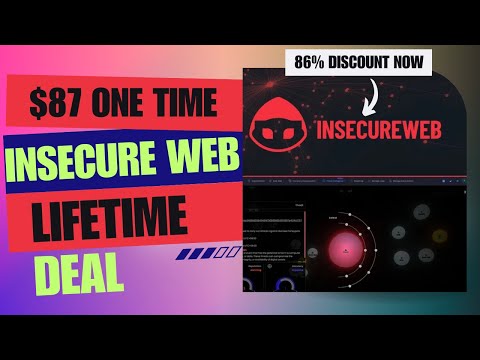 ☢️Insecure Web Lifetime Deal | Detect Cyber Threats Before They Strike | $87 Lifetime Deal | 86% Now