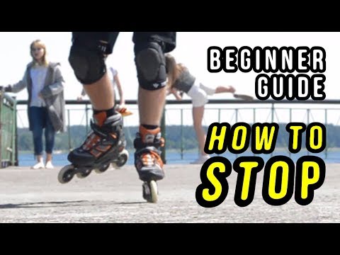 HOW TO STOP ON ROLLERBLADES - Beginner's Guide #5