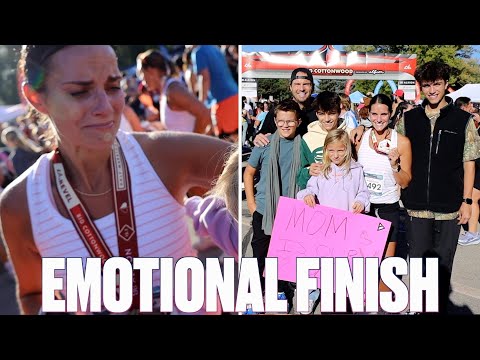 EMOTIONAL AND FRUSTRATING RACE DAY | FAMILY SUPPORTS MOM AT BIGGEST HALF MARATHON REVEL RACE EVER