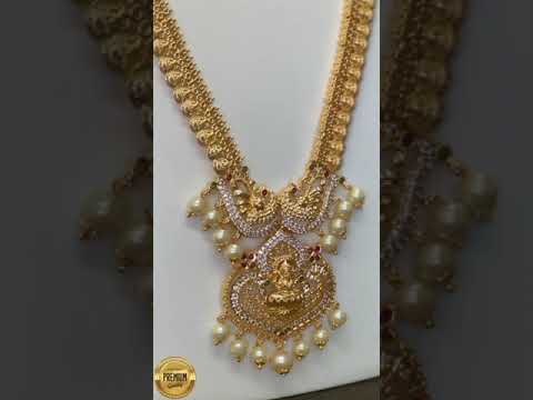 PREMIUM QUALITY MICRO POLISHED GOLD FINISH BEST TRENDING LAKSHMI KASULAPERU ONLY@900+$