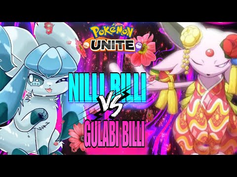 Glaceon vs Espeon Ultimate Full battle 💥|| Pokemon unite