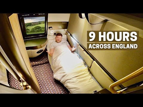 Overnight Sleeper Train Across England - The Night Riviera