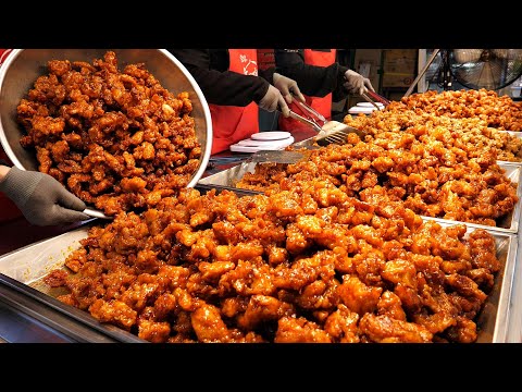 Mouth is tingling!! But it's So delicious. Popular spicy street food - TOP 4 / Korean street food