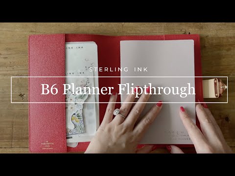 B6 Common Planner in Louis Vuitton Paul MM Mock Flipthrough | Sterling Ink