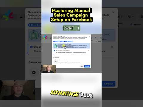 Mastering Manual Sales Campaign Setup on Facebook PART 1